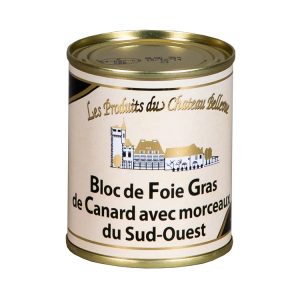 Bloc de foie gras de canard 30% morceaux sud-ouest 120g