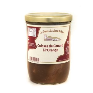 Château Bellevue - Plats cuisinés - Cuisses de canard à l'orange