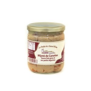 Mijoté de canettes sauce foie gras 380g