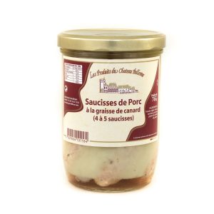 Saucisses de Porc à la graisse de canard - 4 à 5 saucisses 765 g