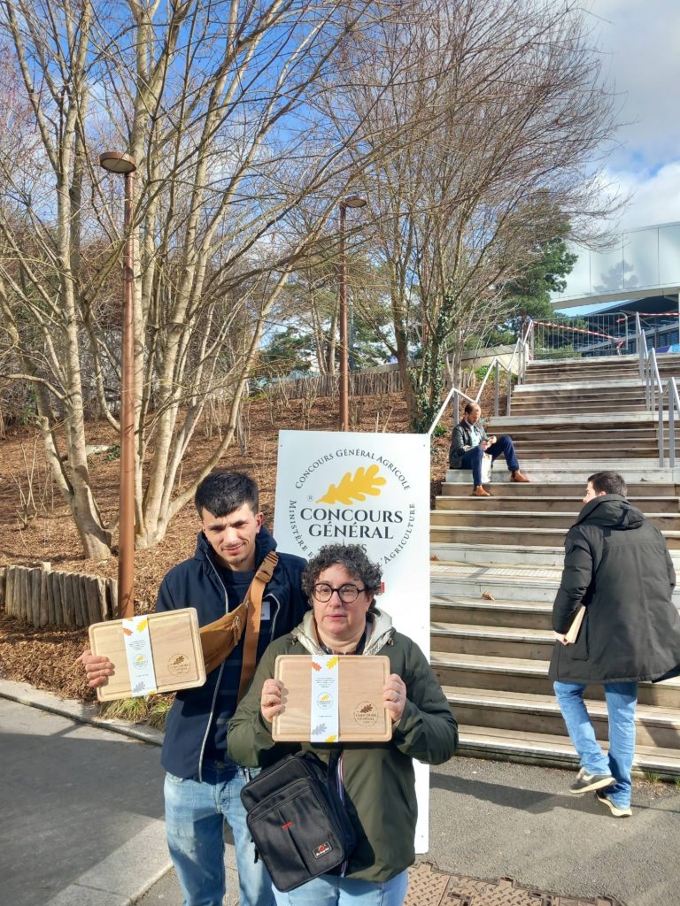 Anne et Florian fier d'être jurés au salon de l'agriculture
